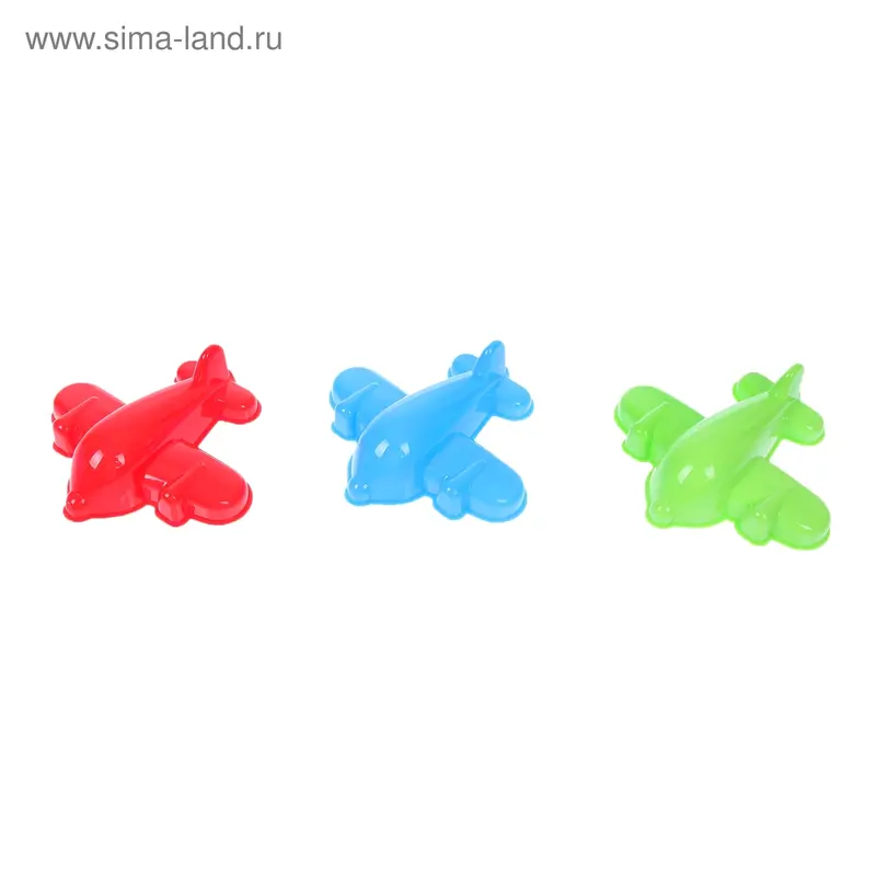 Формочка "Самолет", цвета МИКС