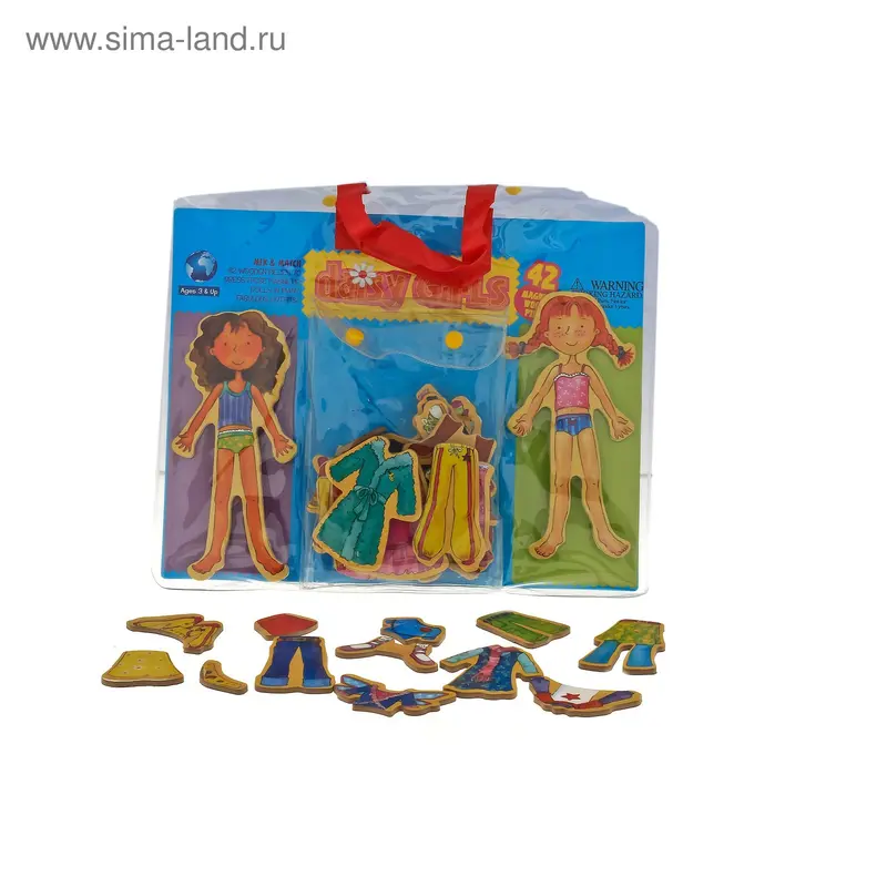 Игра "Переодень 2 девочек"