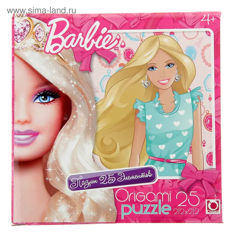 Пазлы "Barbie", 25 элементов