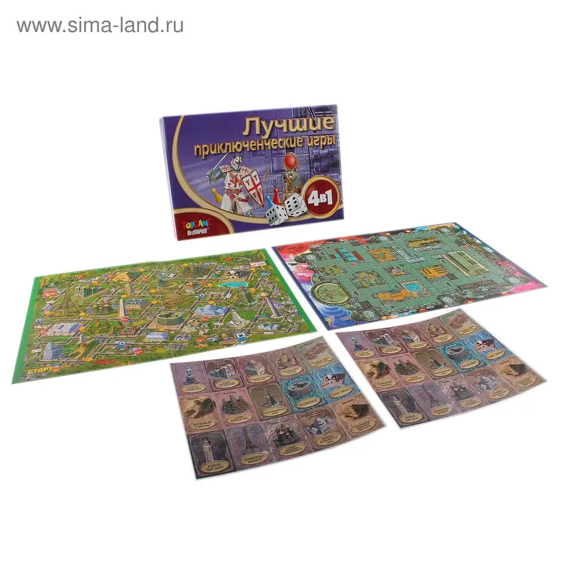 Настольная игра «Лучшие приключенческие игры»