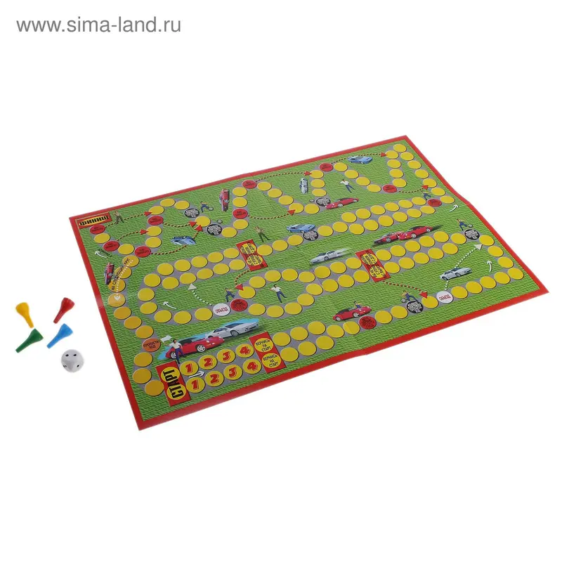Настольная игра «Гонки»
