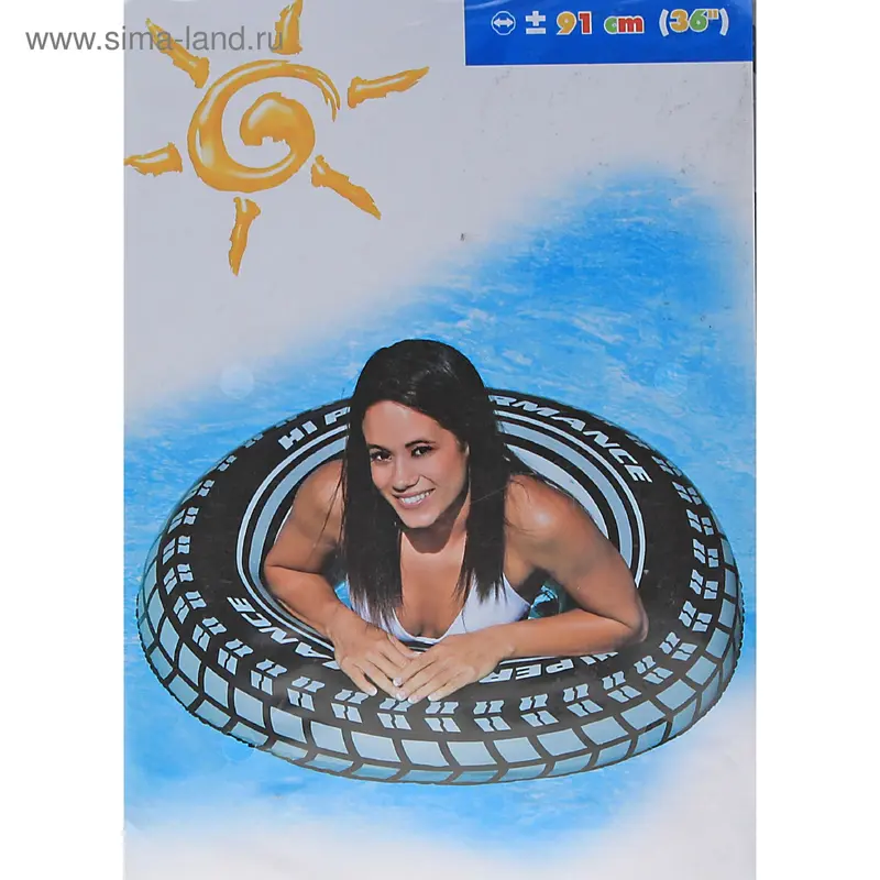 Круг для плавания детский "Giant Tire", 91 см