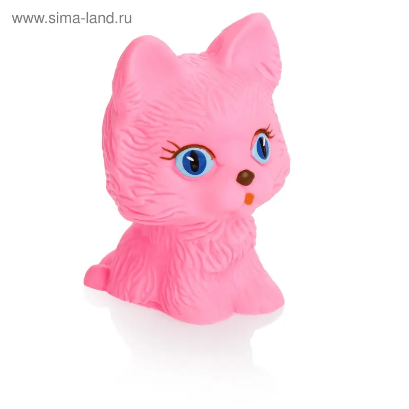 Резиновая игрушка "Котенок", МИКС