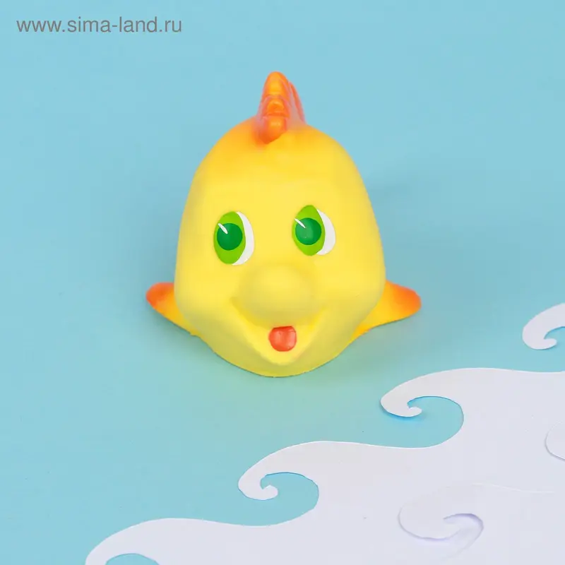 Резиновая игрушка "Рыбка морская", МИКС