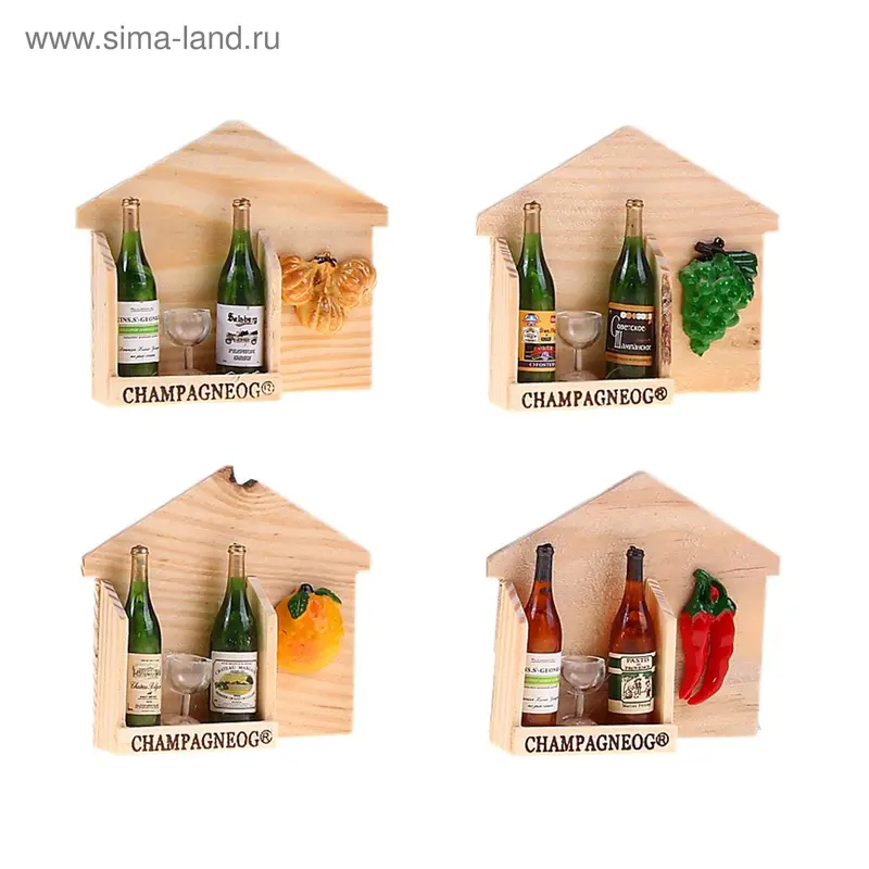 магнит дерево аромат вина 7*8 см