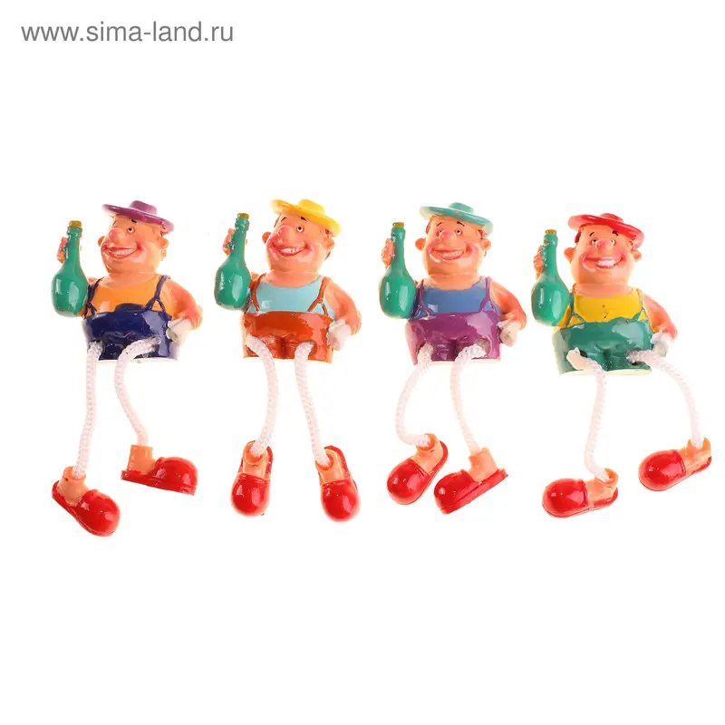 Магнит "Весельчак с ножками" 9х4,5 см