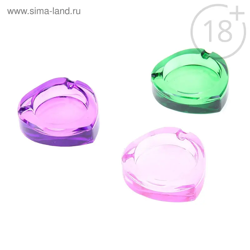 Пепельница "Капля", цвета МИКС