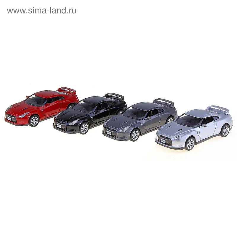 машина мет. 2009 Nissan GT-R R35 инд. упак. К14122 микс