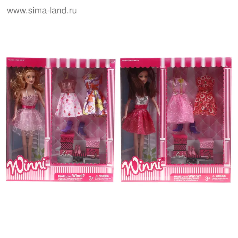 кукла с одеждой в кор