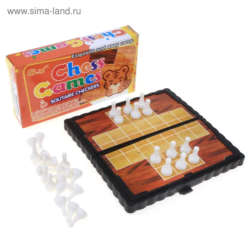 Игра настольная "Западные шахматы Chess Games", без магнита, поле 9 × 9 см, в коробке