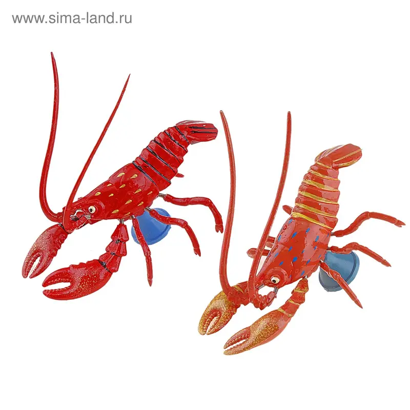 магнит пластик пружинка рачок 12,5*8 см