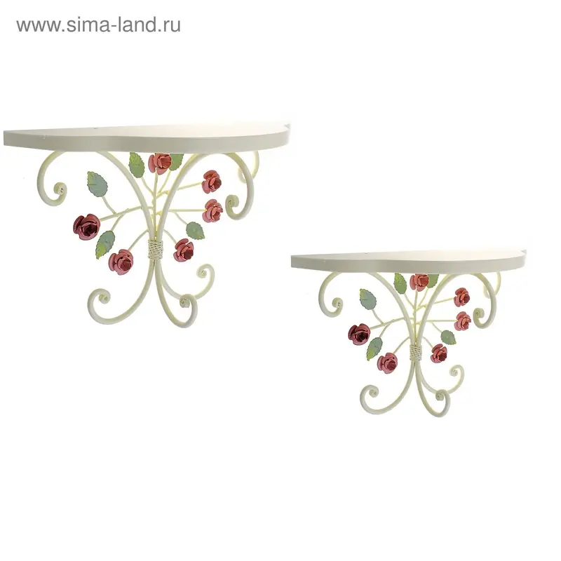 полочка набор 2 шт прованс 18*37*24 см