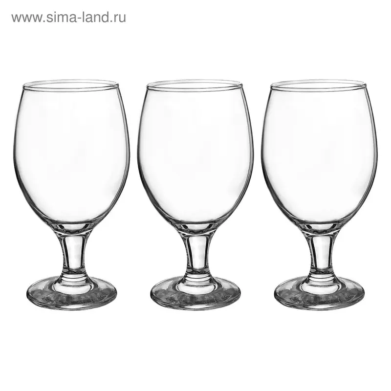 Набор бокалов для пива Bistro, 300 мл, 3 шт