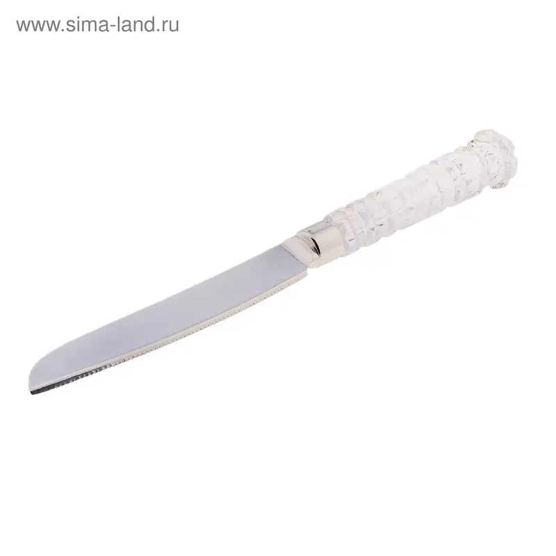 нож д/торта хрусталь 28 см