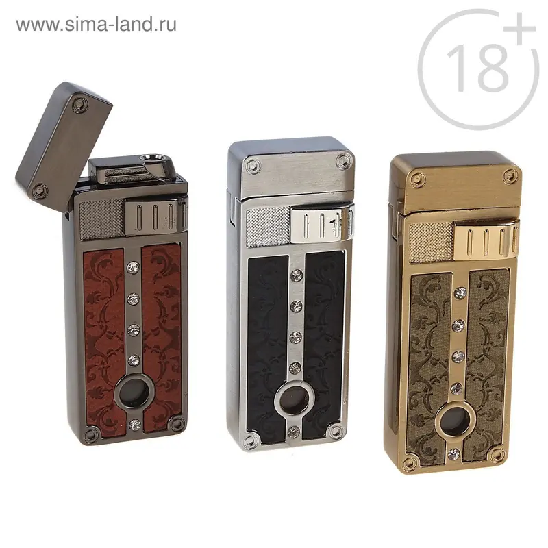 Зажигалка "Шик", газ, МИКС, с подсветкой