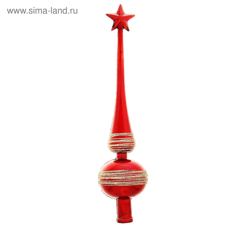 наконечник пластик красный 27 см полосы