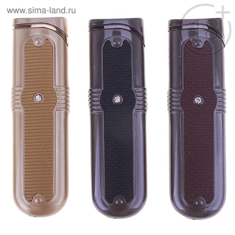 Зажигалка "Овальная", газ, МИКС