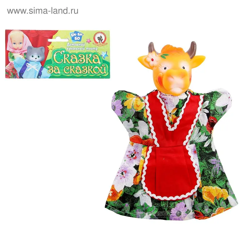 Кукла-перчатка "Коровка"