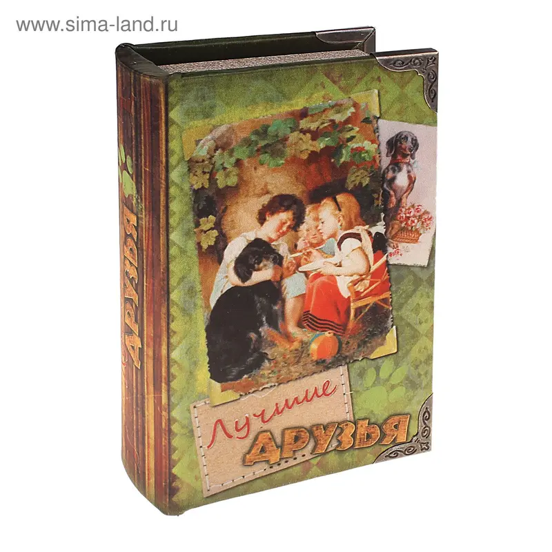 Шкатулка книга "Лучшие друзья" 21х13х5 см