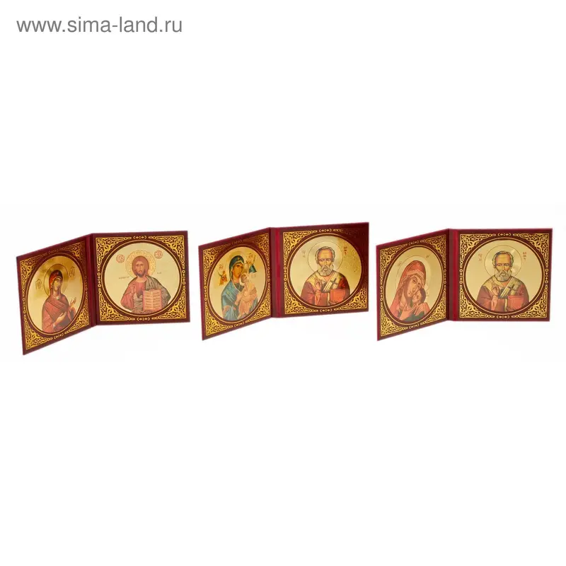 Икона 2-хчастная раскладная, в ассортименте