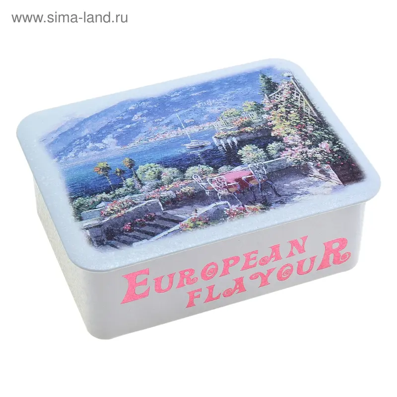 Шкатулка "Панорама берега" 16х12,5х5,5 см