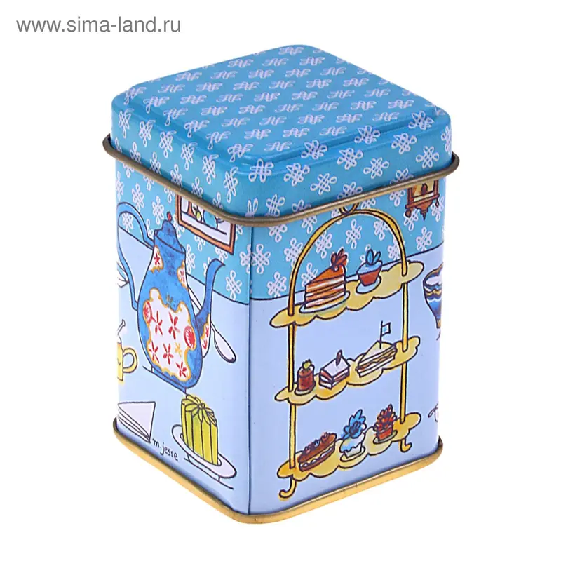 Шкатулка "Чаепитие" 6,5×4,5×4,5 см