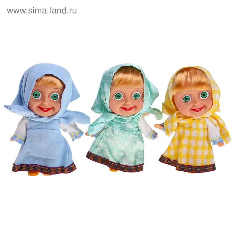 Кукла "Машенька" 6 видов, в пакете