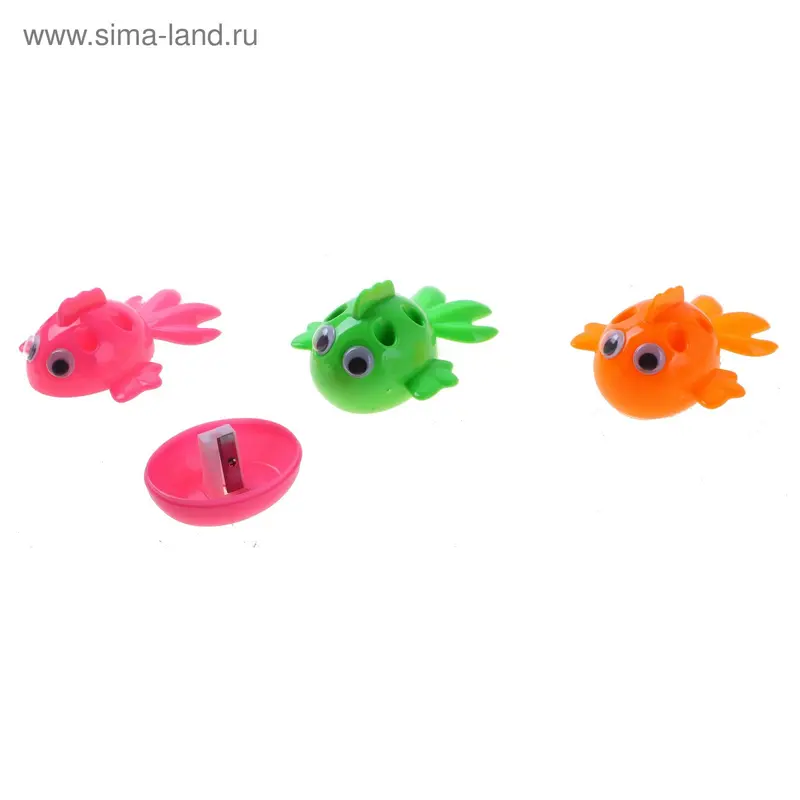 Точилка - подставка "Рыбка", микс