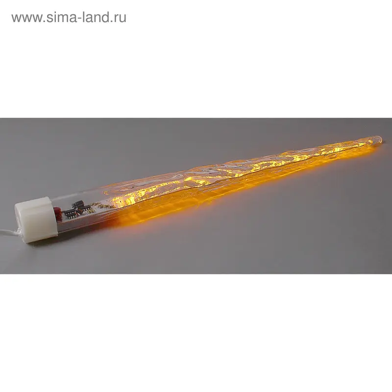 СОСУЛЬКА SPEC, IP44, УМС-2W, D:3 см, В:30 см, LED(SMD)-30-220V, ЖЕЛТЫЙ