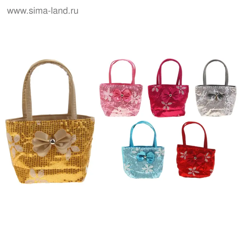 Сумочка детская "Бант" микс