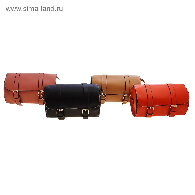Сумка женская, с 1 отделом, на длинном ремне, микс