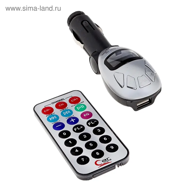 FM - трансмиттер A35, USB/SD/Mp3/WMA, в ассортименте МИКС