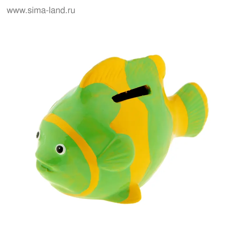 Копилка керамика "Рыба-клоун" МИКС 14х7,5х10 см