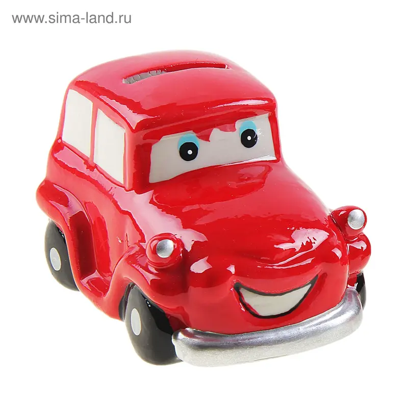 Копилка керамика "Автомобиль" МИКС 13x8x7,5 см