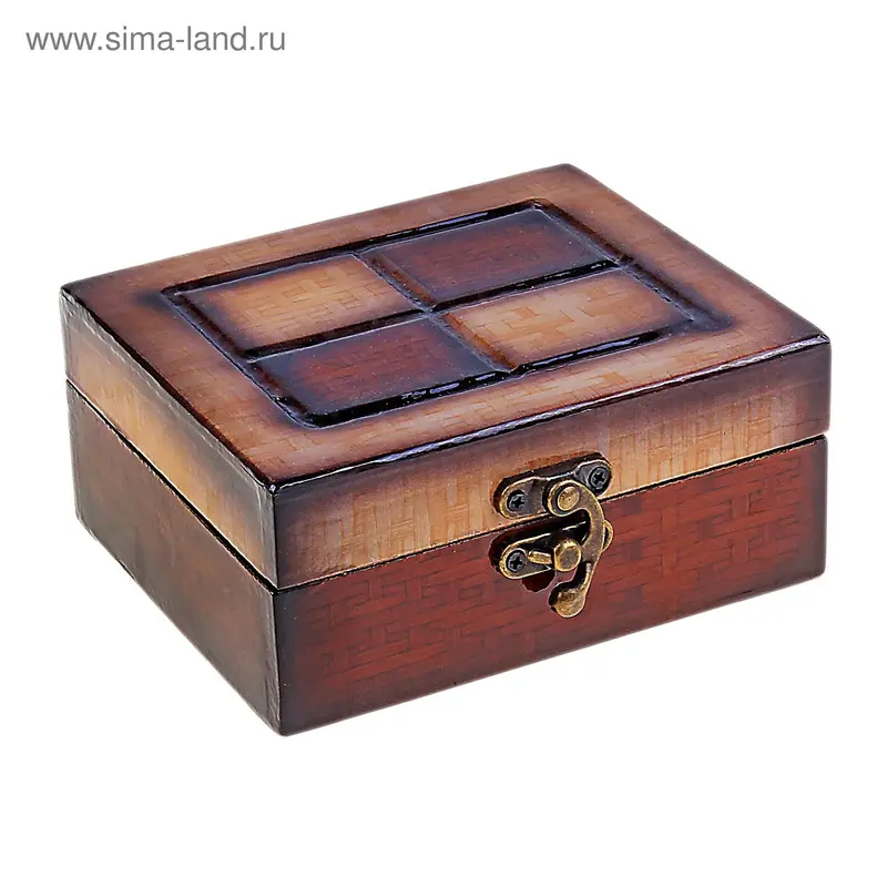Шкатулка лак "Элегия" 11х13,3х6 см