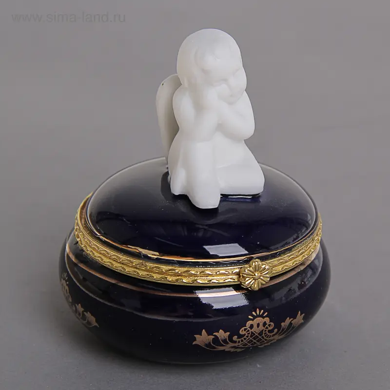 Шкатулка "Ангел скромница" 7х5,5 см