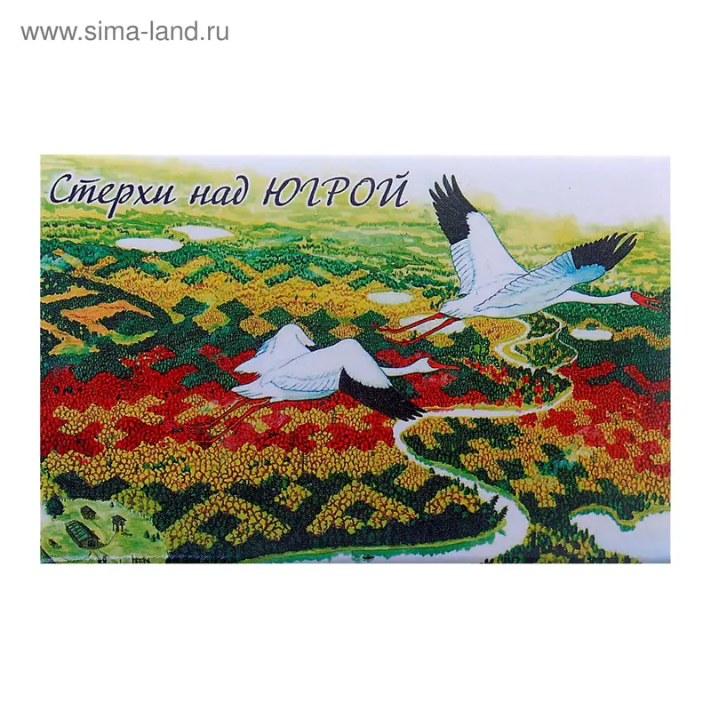 Магнит «ХМАО. Югра. Стерхи»