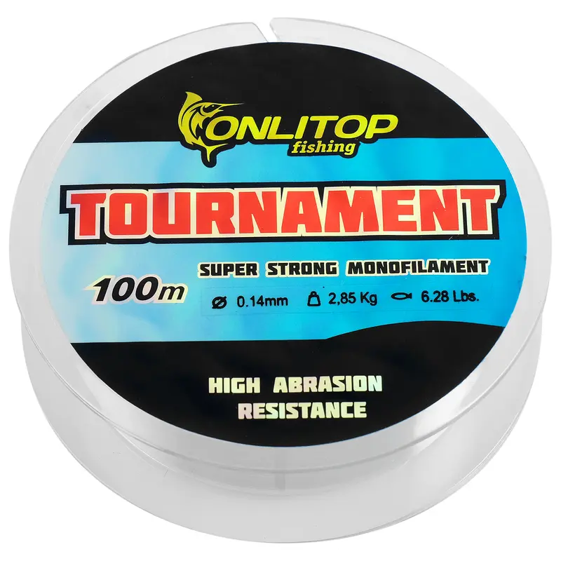 Леска капрон Tournament, d=0,14 мм, 100 м, 2,85 кг