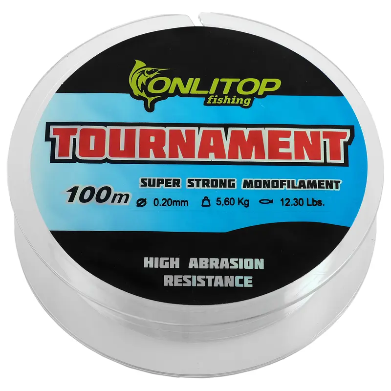Леска капрон Tournament, d=0,2 мм, 100 м, 5,6 кг