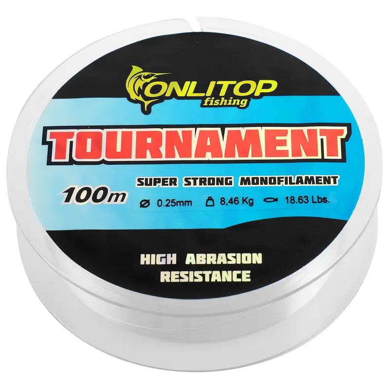 Леска капрон Tournament, d=0,25 мм, 100 м, 8,46 кг