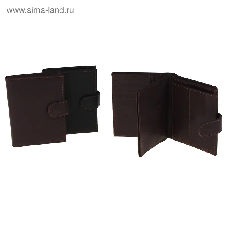 Кошелек муж 64187 Пит 11*1,5*10 3отд, кредит, черн