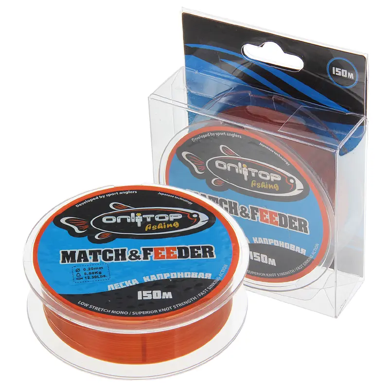 Леска капрон MATCH&FEEDER коричневая d=0,2 мм, 150 м, 5,5 кг