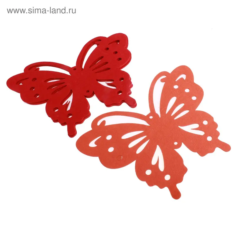 циновка войлок бабочка 43*29 см