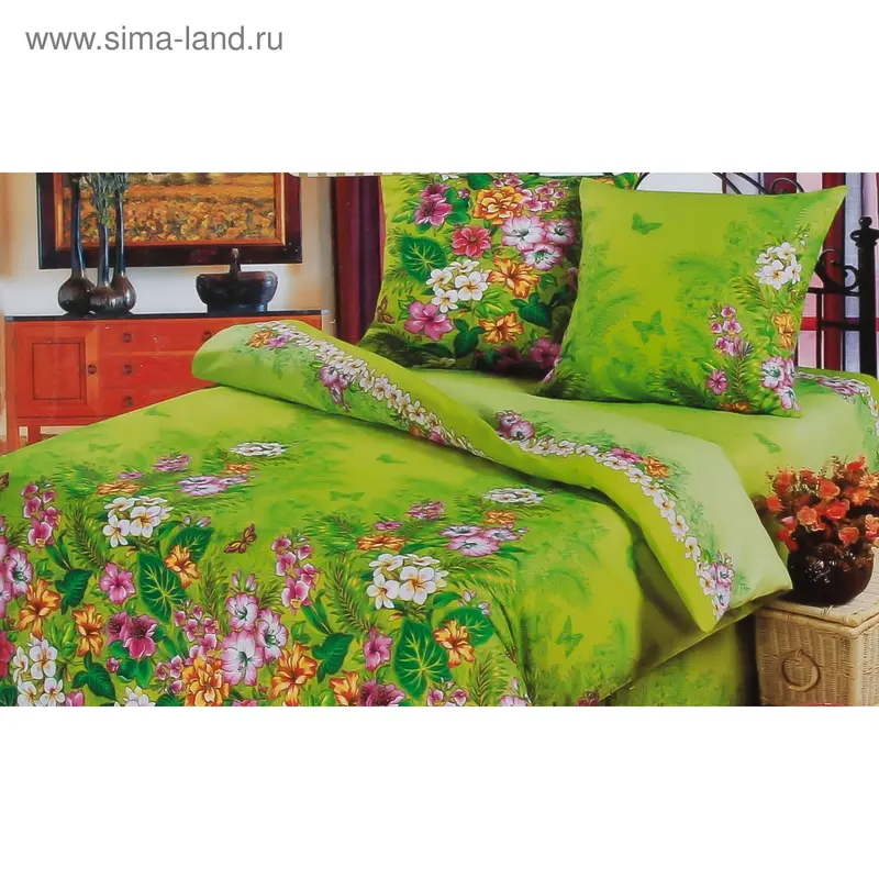 Постельное бельё 2 сп., Миланика Индонезия 215*175 см, 220*195 см, 70*70 2 шт