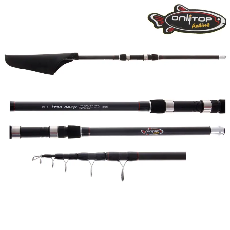 Удилище карповое телескопическое "Free Carp", 3,3 м (c.w.-3.0 lbs)