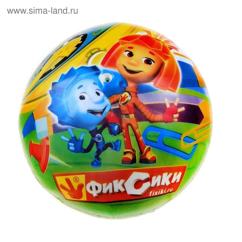 Мяч резиновый "Фиксики"