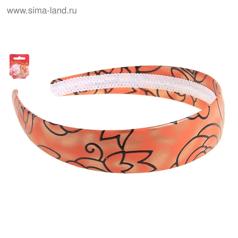 ободок для волос классика 3 см розы