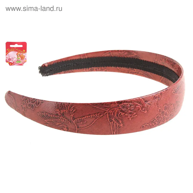 ободок для волос классика 3 см птица