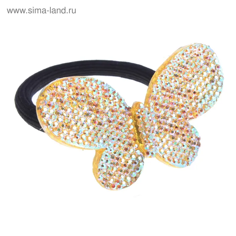 резинка для волос смола бабочка