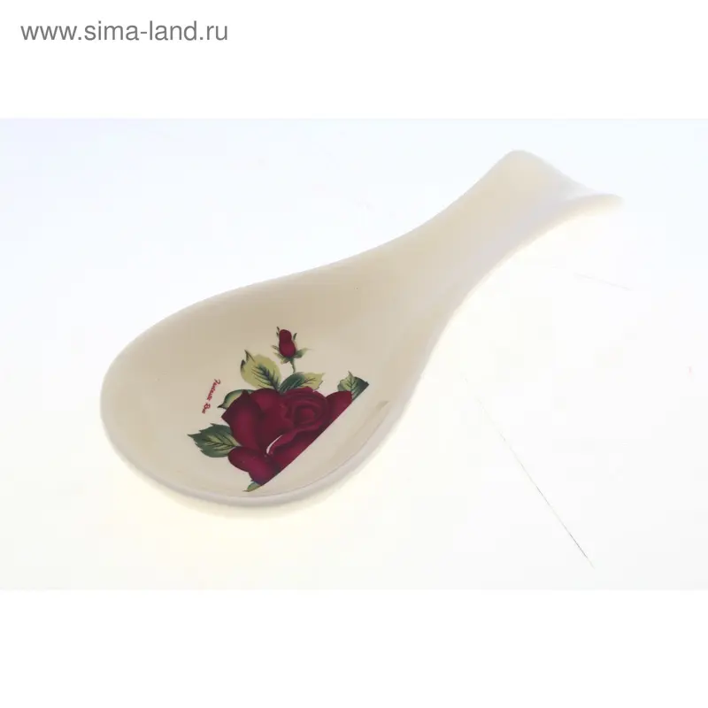 подставка п/ложку Алая роза
